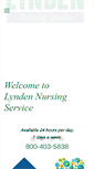 Mobile Screenshot of lyndennursing.com